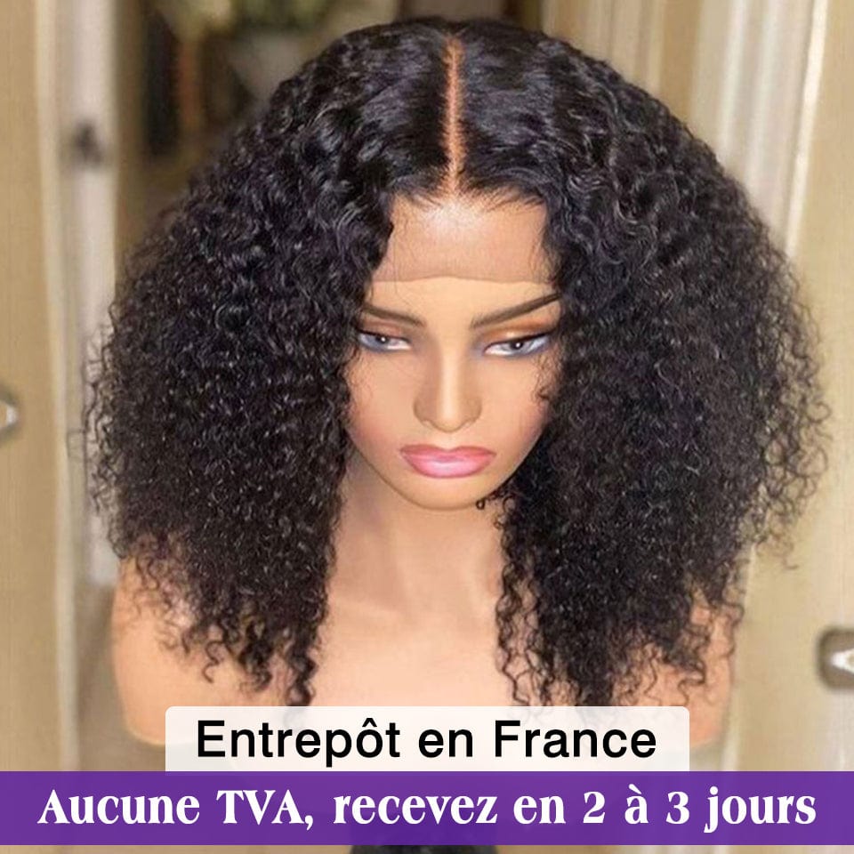 ailuxyhair-fr 12 (En France) AILUXY T Part Bouclé Bob Perruque 100% Cheveux Humains