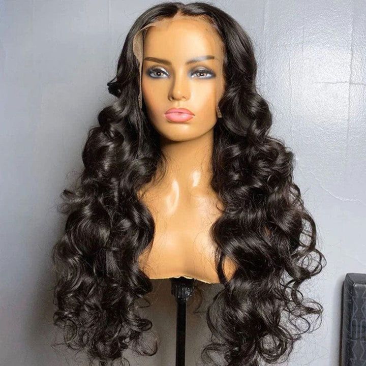 ailuxyhair-fr AILUXY 13x4 HD Lace Frontal Perruque Loose Wave Longue Couleur Naturelle 100% Cheveux Humains