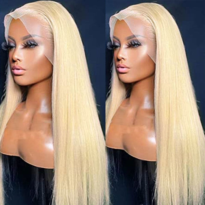ailuxyhair-fr AILUXY 13x4 Lace Frontal 613 Blond Lisse Longue Perruque 100% Cheveux Humains
