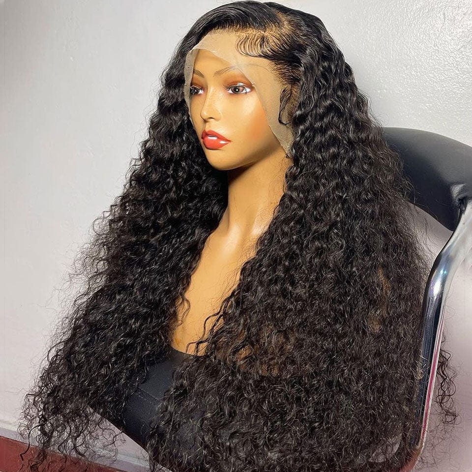 ailuxyhair-fr AILUXY 13x4 Lace Frontal Perruque Bouclée  250% Densité 100% Cheveux Humains