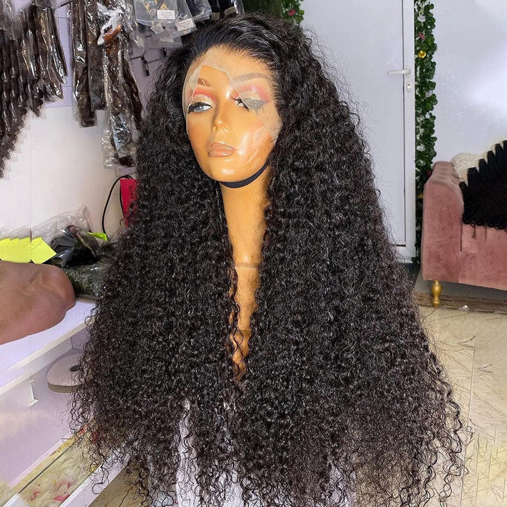ailuxyhair-fr AILUXY 13x4 Lace Frontal Perruque Bouclée  250% Densité 100% Cheveux Humains