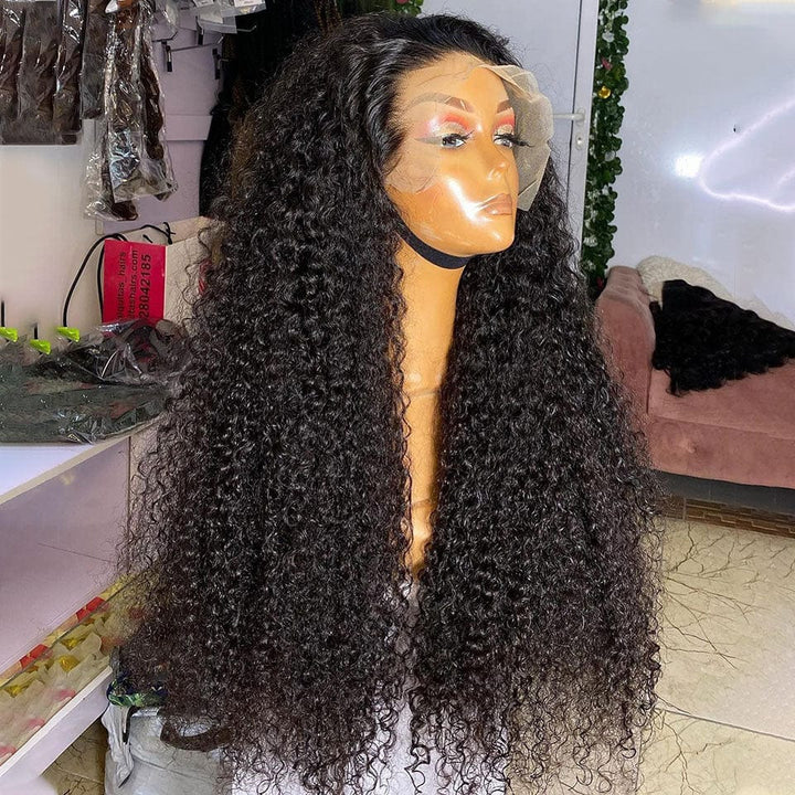 ailuxyhair-fr AILUXY 13x4 Lace Frontal Perruque Bouclée  250% Densité 100% Cheveux Humains