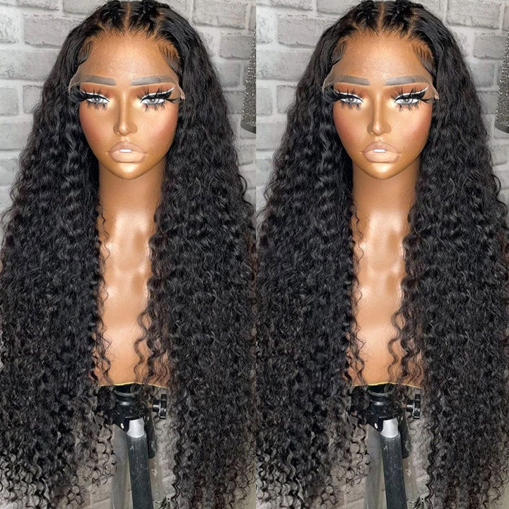 ailuxyhair-fr AILUXY 4x4 HD Lace Closure Perruque Bouclée Longue Couleur Naturelle 100% cheveux humains