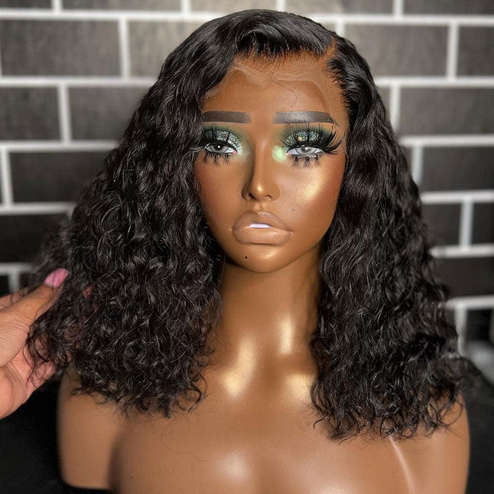 ailuxyhair-fr AILUXY 4x4 Lace Closure Deep Wave Bob Perruque 200% densité 100% cheveux humains