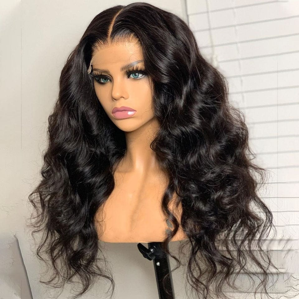 ailuxyhair-fr AILUXY 4x4 Lace Closure Perruque Loose Wave Longue Couleur naturelle 200% densité 100% cheveux humains