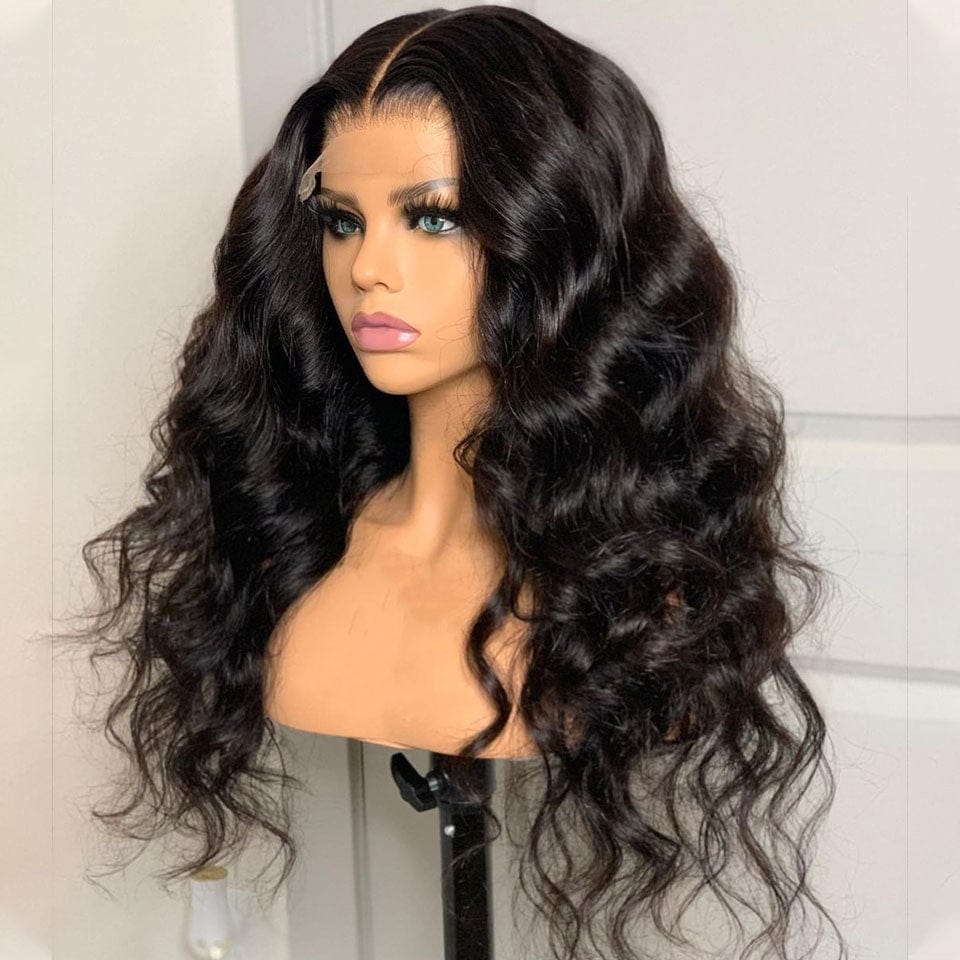 ailuxyhair-fr AILUXY 4x4 Lace Closure Perruque Loose Wave Longue Couleur naturelle 200% densité 100% cheveux humains