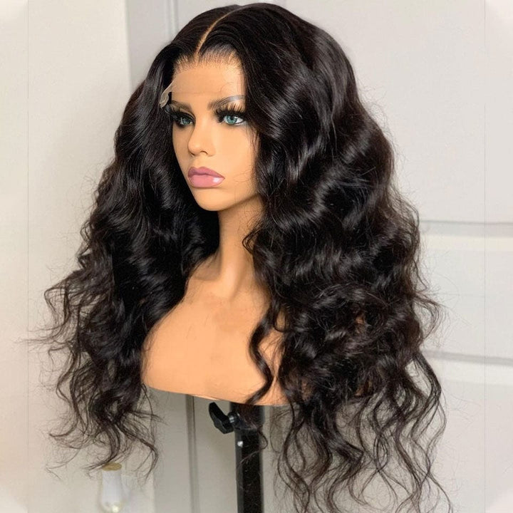ailuxyhair-fr AILUXY 4x4 Lace Closure Perruque Loose Wave Longue Couleur naturelle 200% densité 100% cheveux humains