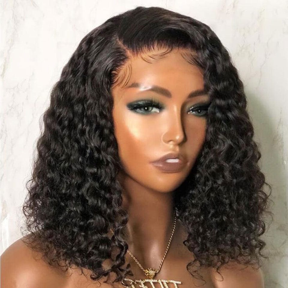 ailuxyhair-fr AILUXY 4x4 Lace Closure Water Wave Bob Perruque 250% densité 100% Cheveux humains