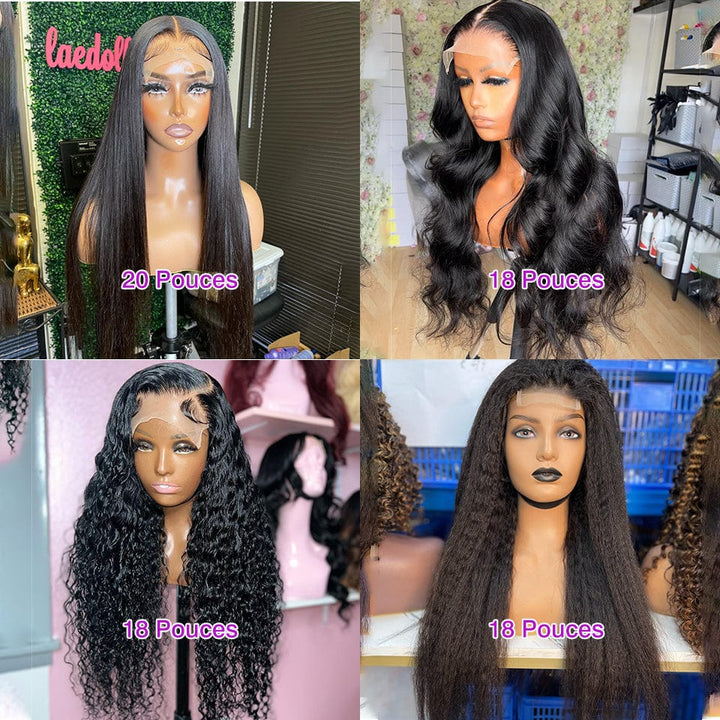 ailuxyhair-fr AILUXY À PRIX CASSÉ 4 Perruque Longue 4x4 Lace Closure Lisse, Body wave, Deep wave, Kinky lisse
