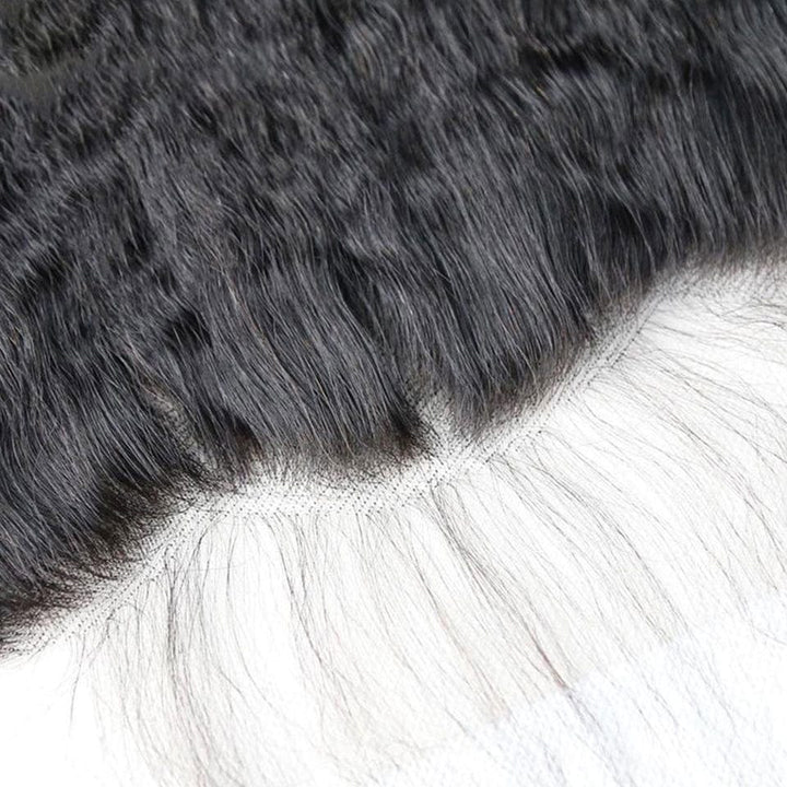 ailuxyhair-fr AILUXY Cheveux 13x4/13x6 HD Lace Frontal Kinky Lisse Dentelle Invisible 100% Cheveux Humains