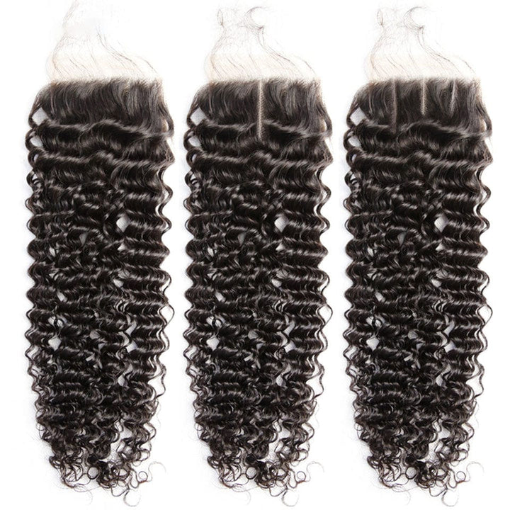ailuxyhair-fr AILUXY Cheveux 4x4/5x5 HD Lace Closure Bouclé Dentelle Invisible 100% Cheveux Humains