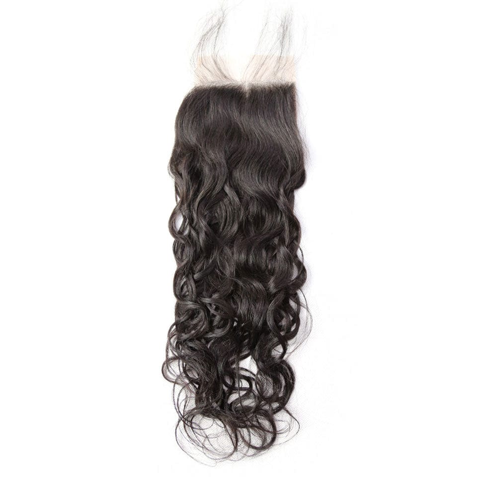 ailuxyhair-fr AILUXY Cheveux 4x4/5x5 HD Lace Closure Water Wave Dentelle Invisible 100% Cheveux Humains