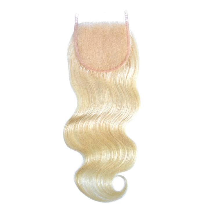ailuxyhair-fr AILUXY Cheveux 4x4/5x5 Lace Closure Body Wave Blond 613 Dentelle Transparente 100% Cheveux Humains