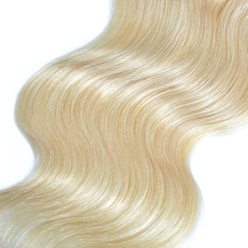 ailuxyhair-fr AILUXY Cheveux 4x4/5x5 Lace Closure Body Wave Blond 613 Dentelle Transparente 100% Cheveux Humains