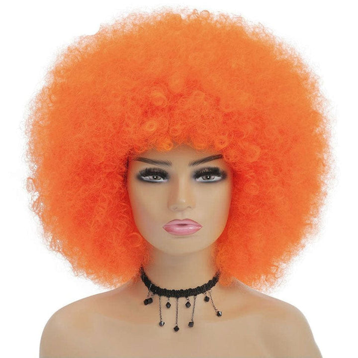ailuxyhair-fr AILUXY Gingembre Orange Afro Curl Courte Perruque 100% Cheveux Humains