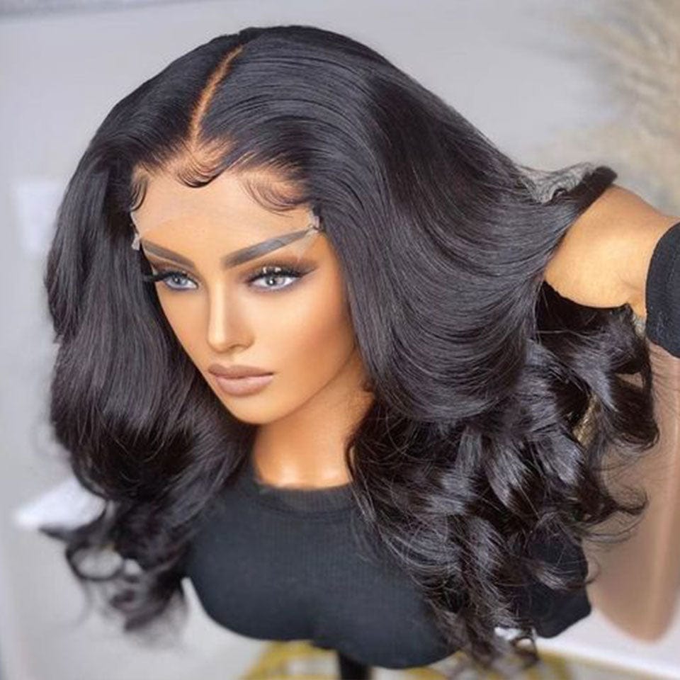 ailuxyhair-fr AILUXY Perruque Body Wave courte 4x4 Lace Closure | Style naturel et moderne