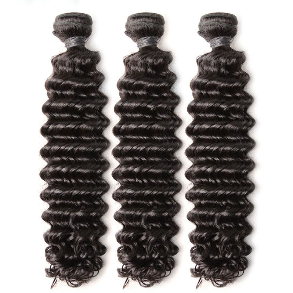 ailuxyhair-fr AILUXY Tissage Deep Wave Noir 3 Paquets 100% Cheveux Humains