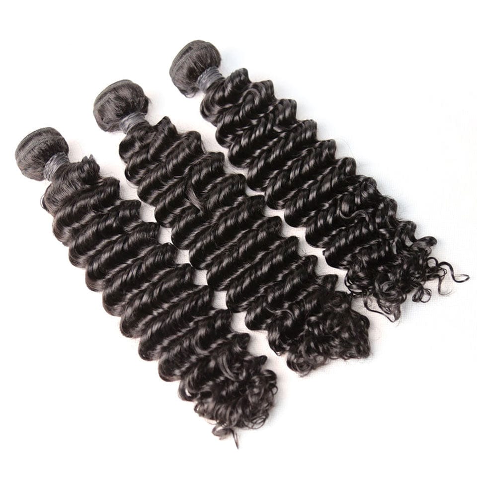 ailuxyhair-fr AILUXY Tissage Deep Wave Noir 3 Paquets 100% Cheveux Humains