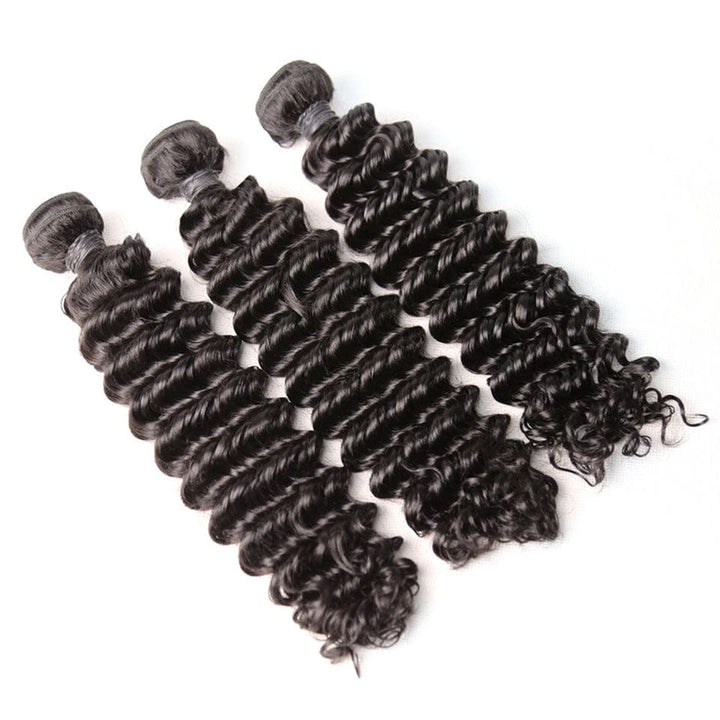 ailuxyhair-fr AILUXY Tissage Deep Wave Noir 3 Paquets 100% Cheveux Humains