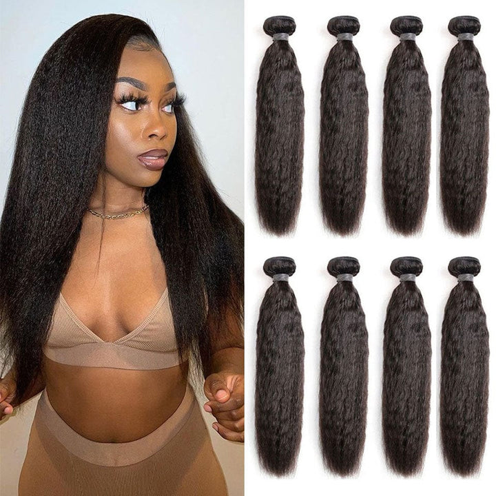 ailuxyhair-fr AILUXY Tissage Kinly lisse Noir 4 Paquets 100% Cheveux Humains