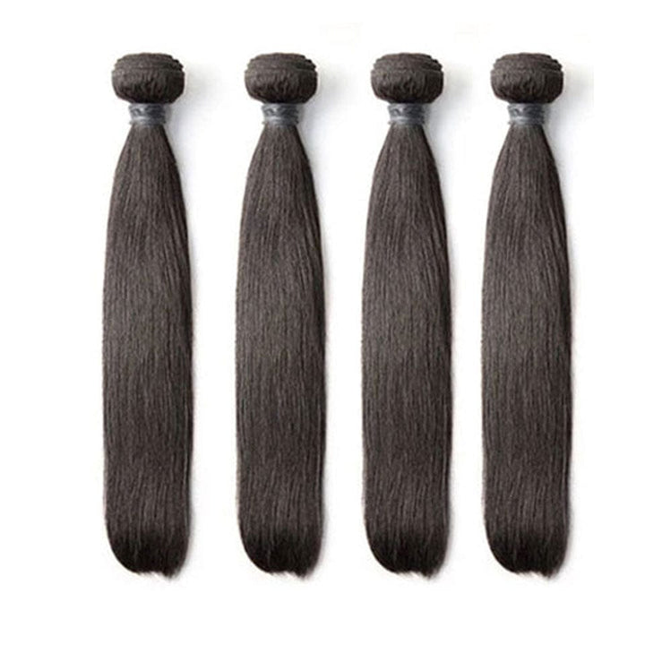 ailuxyhair-fr AILUXY Tissage Lisse Noir 4 Paquets 100% Cheveux Humains