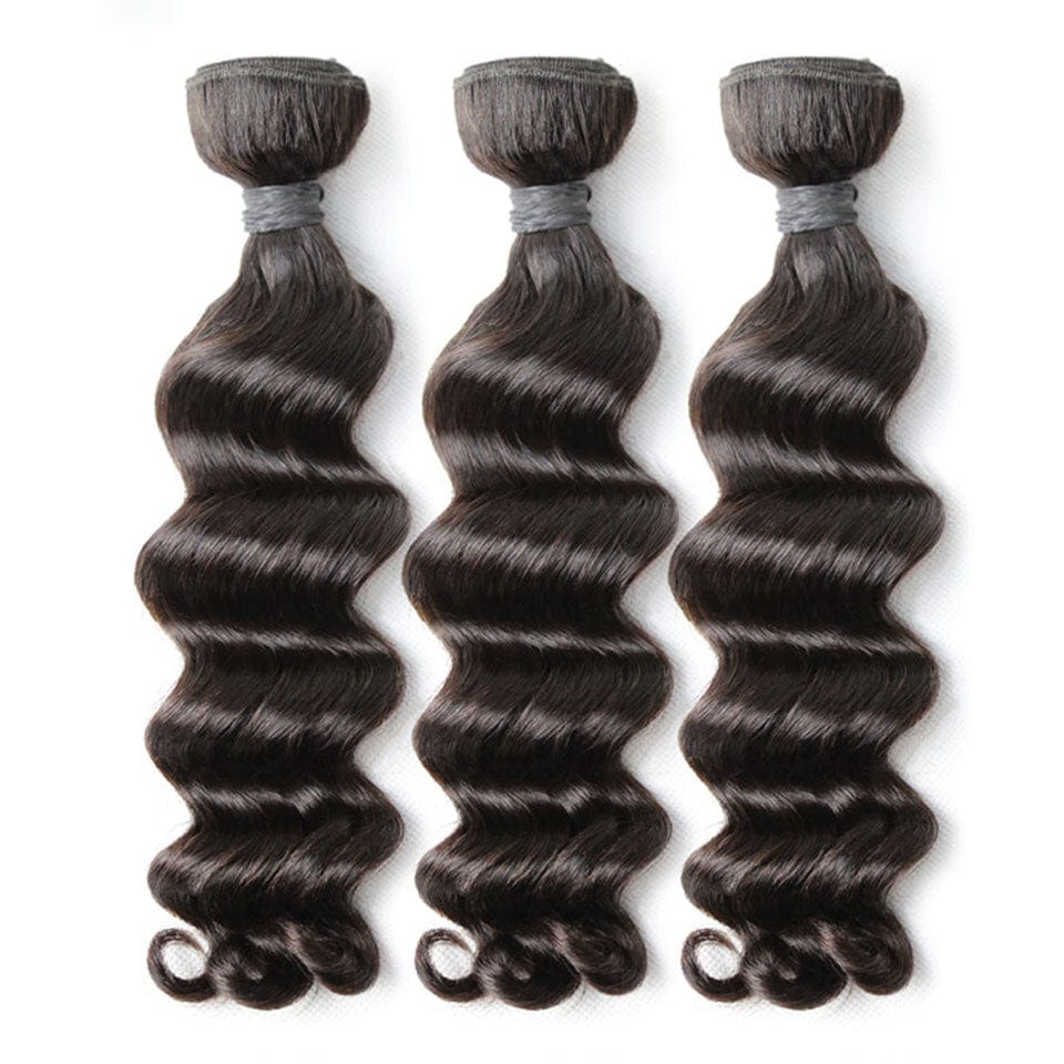 ailuxyhair-fr AILUXY Tissage Natural Wave Noir 3 Paquets 100% Cheveux Humains