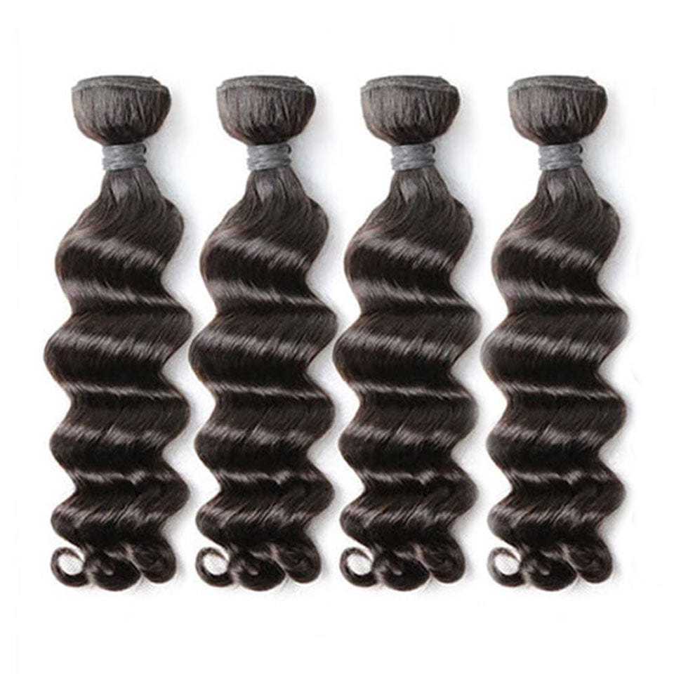 ailuxyhair-fr AILUXY Tissage Natural Wave Noir 4 Paquets 100% Cheveux Humains