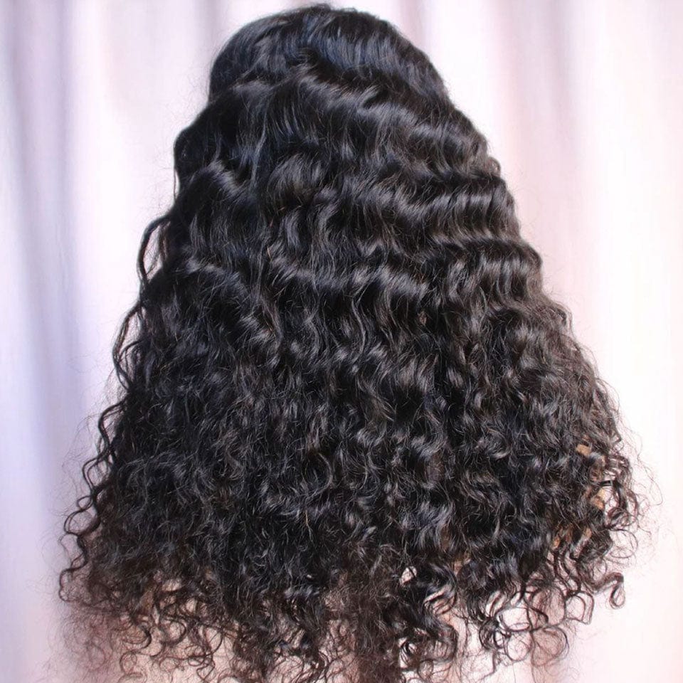 ailuxyhair-fr AILUXY U Part Lace Perruque Deep Wave Noir Longue 100% Cheveux Humains
